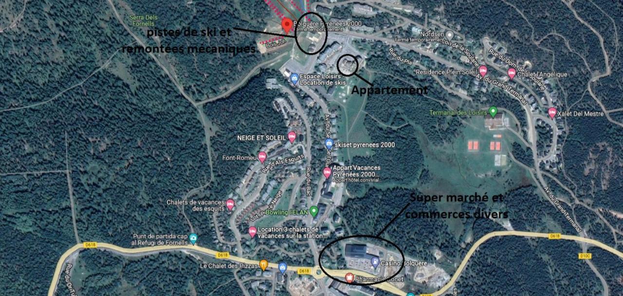 Apt Confortable Au Pied Des Pistes Et De La Foret Bolquère 외부 사진